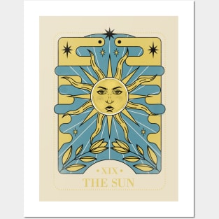 The sun tarot positive energy Posters and Art